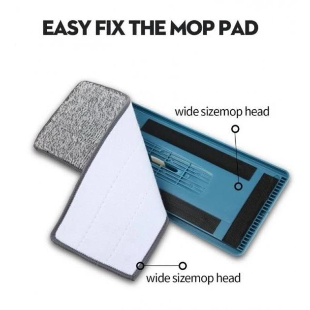 Serpillière plate avec seau essoreur