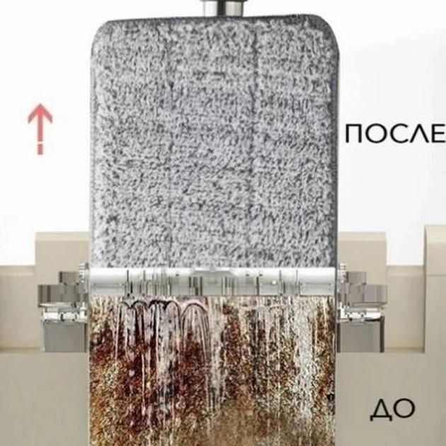 Serpillière plate avec seau essoreur